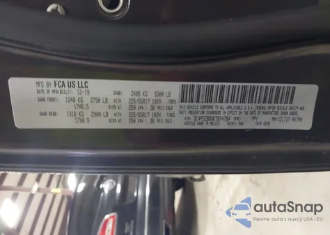 2019 Dodge Journey Se из США, поврежденный, VIN 3C4PDCBBXKT874784